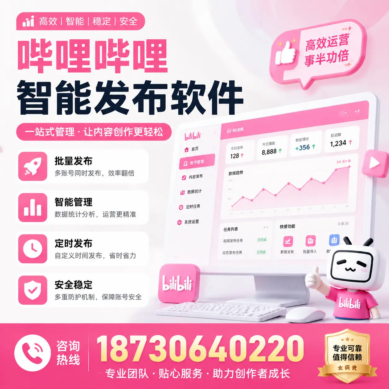如何评估哔哩哔哩智能发布软件的ROI?邯郸 企业必读